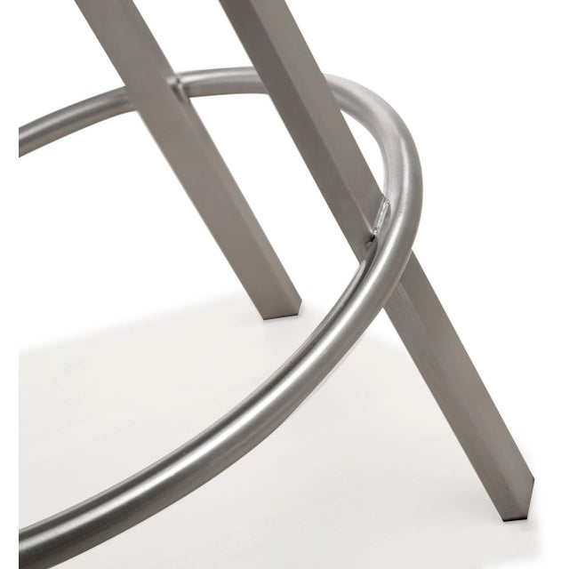 Black Pratt Black Steel Counter Stools - A Pair For Sale - Image 8 of 12