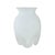 White Vintage Danish Glass Vase by Lin Utzon for Rosendahl, 2000s For Sale - Image 8 of 8