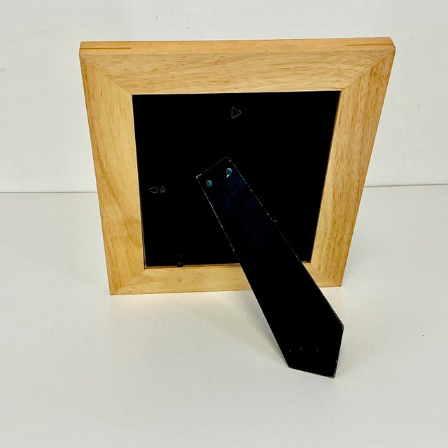 Vintage Arts & Crafts Farmhouse Boho Chic Fruit Wood Picture Frame. For Sale - Image 4 of 10