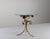 Mid-Century Modern Gilt Metal Floral Rose Side Table, 1970s For Sale - Image 9 of 18