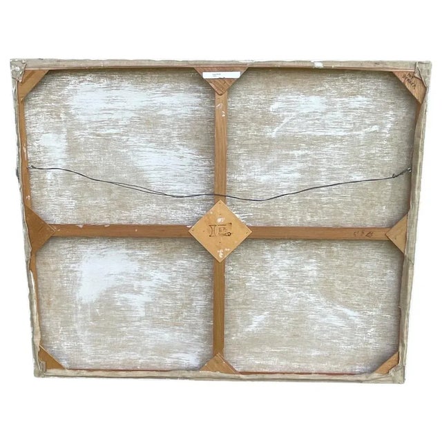 Pat Berger Realist Botanical Still Life Acrylic Painting “Jungle Medley” 1999 For Sale - Image 4 of 12