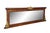 Antique Victorian French Louis XVI style mahogany mantel mirror with gold gilded ormolu mounts, ornate central crest,...