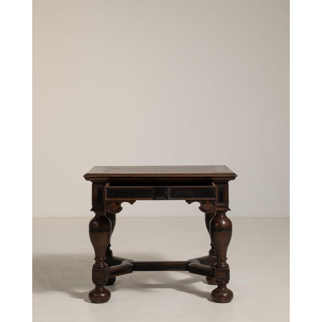 Late 19th Century Oak Renaissance Table For Sale - Image 4 of 12