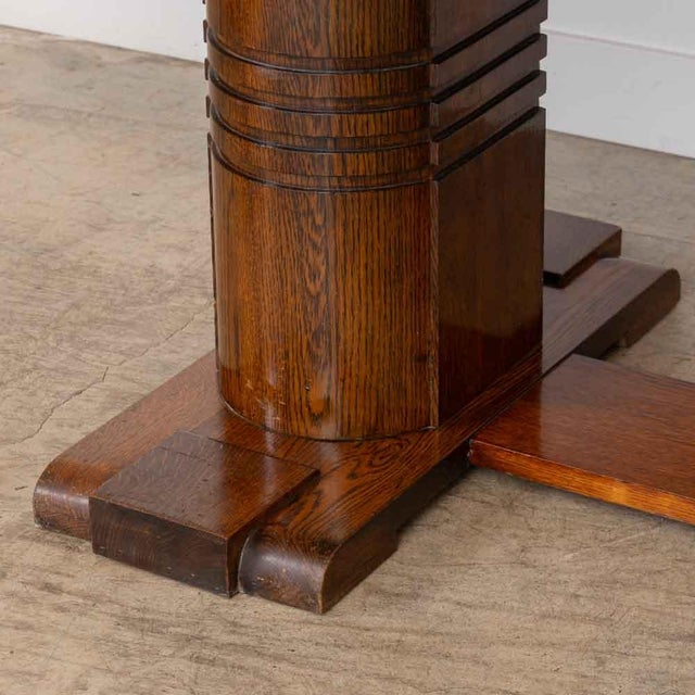 1940s French Carved Wood Dining Table Attributed to Charles Dudouyt For Sale In Los Angeles - Image 6 of 18