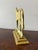 Metal Vintage English Brass Horse Door Stop For Sale - Image 7 of 9