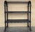 Mid 20th Century Spanish Wooden Magazine Rack with Marquetry or Etagere with cane shelves For Sale - Image 17 of 18