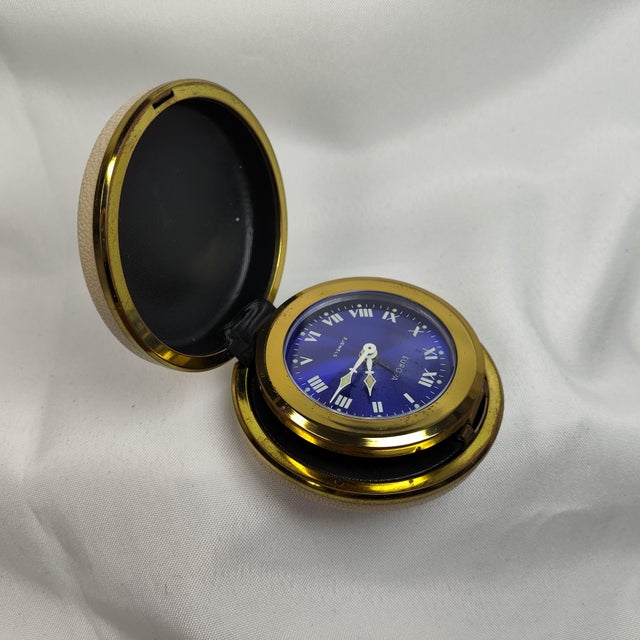 Mid-Century Modern 1974 French Folding Travel Alarm Clock Europa For Sale - Image 3 of 5