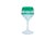 Italian Colored Cut Crystal Liqueur Glasses from Artigianato Italiano, 1980s, Set of 6 For Sale - Image 12 of 12