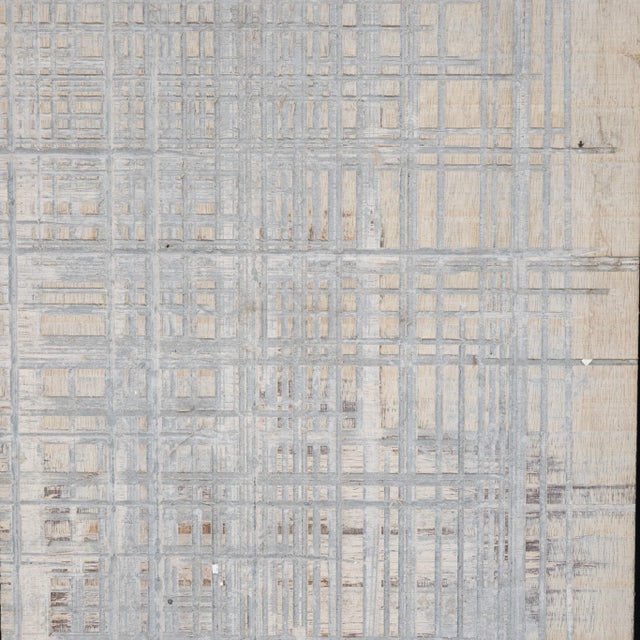 Mid-Century Modern Wooden Wall Decoration, 1950, Set of 2 For Sale - Image 3 of 10