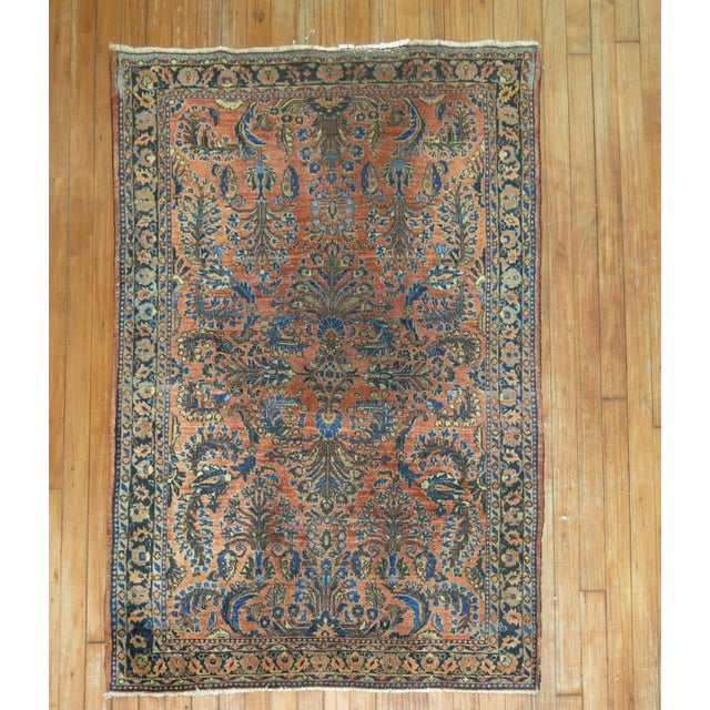 Early 20th Century Persian Sarouk Rug - 4'9" x 8' For Sale - Image 16 of 18