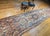 1900 - 1909 Antique Persian Malayer Runner Rug, Hand-Knotted Wool, Geometric Pattern, 4x20, Ivory & Blue For Sale - Image 5 of 14