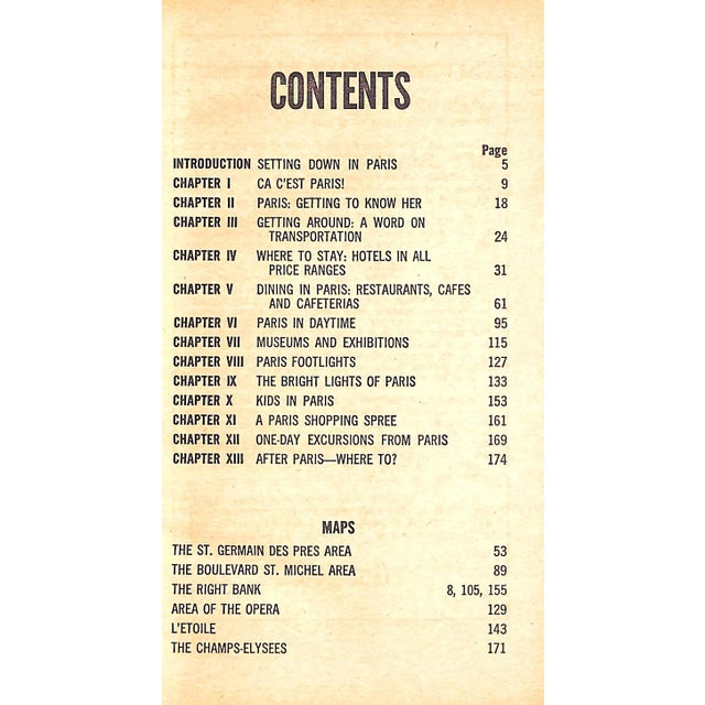 1970s "Twa Getaway Guide Paris" 1971 Porter, Darwin and Godwin, John For Sale - Image 5 of 6