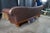 Late 20th Century Baker Furniture Stately Homes Tufted Brown Leather & Walnut Chatsworth Sofa For Sale - Image 15 of 15