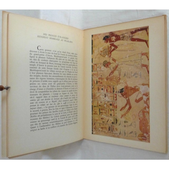 1950s Decorative and Illustrated Book, Nina Davies Et Al.'s Art Et Archeologie - La Peinture Egyptienne Ancienne, Cinquieme Album For Sale - Image 9 of 13
