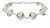 Mid Century Modern 38.62 CTW Cushion Cut Green Amethyst Station Link Bracelet in 925 Silver For Sale