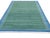 Handmade Green and Blue Geometric Cotton Rug-12'x15' For Sale - Image 9 of 11