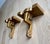 1930s 1930s Art Deco Carved Gilt Wood Wall Brackets / Shelves - A Pair For Sale - Image 5 of 12
