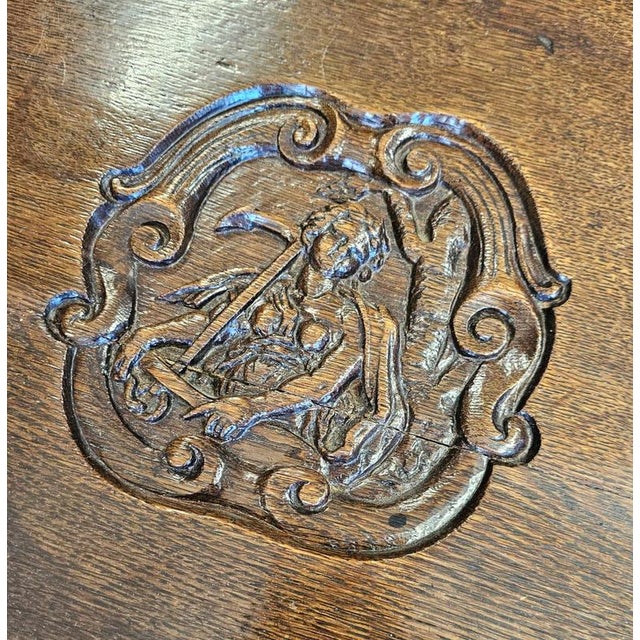 Antique folding table, a Dutch piece from Friesland in the North West Region of the Netherlands. In oak, a ship's, tavern...