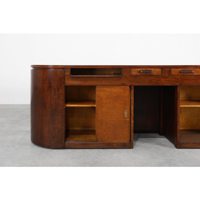 Large Art Deco Counter attributed to De Coene, Belgium, 1920s For Sale - Image 18 of 18