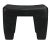 Mid-Century Modern NOIR Sumo Stool, Black Burnt For Sale - Image 3 of 5