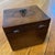 Antique Wooden Inlaid Tea Caddy / Lock Box Small Lid, Lined For Sale - Image 9 of 11