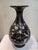 Chinese Ceramic Vase Cizhou Ware Black Glaze Porcelain Yuhuchun Vase Hand Carved Flowers Pattern For Sale - Image 4 of 11