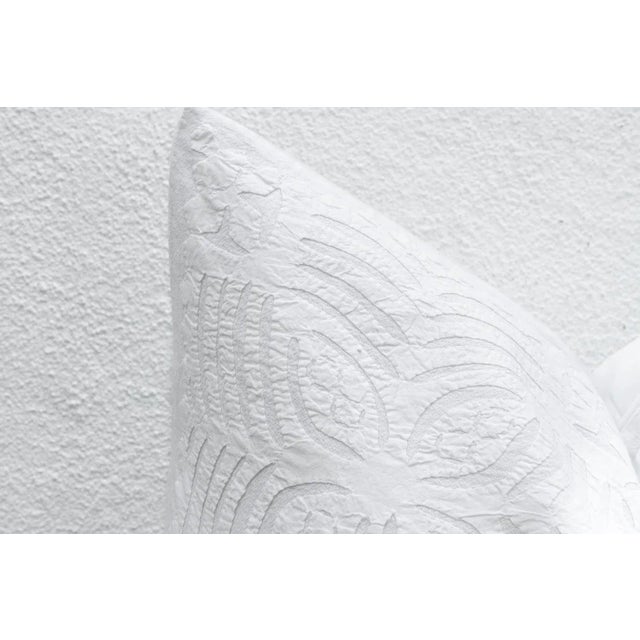 Coastal Large Applique Pillow Cover For Sale - Image 4 of 8