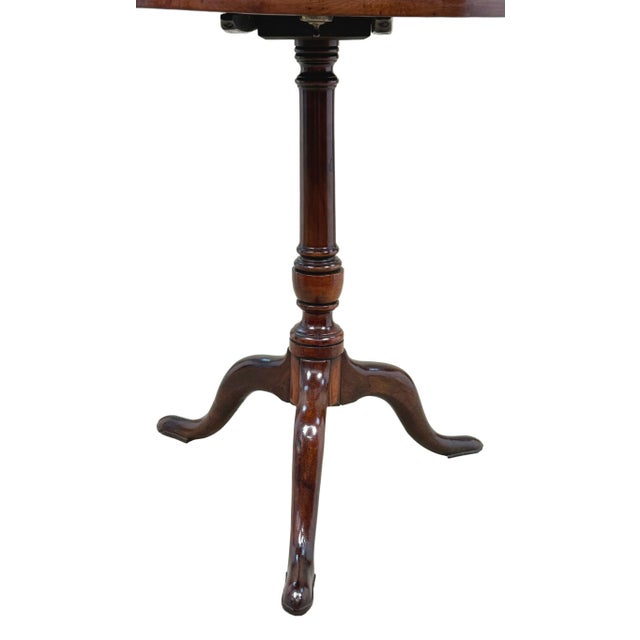 Georgian Yew Wood Tripod Table, 1750s For Sale - Image 4 of 12