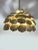 Not Yet Made - Made To Order Contemporary Gold Florentine Iron Pendant Light For Sale - Image 5 of 7