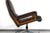 King Chair in Brown Leather by André Vandenbeuck for Strässle, 1960s For Sale - Image 6 of 18