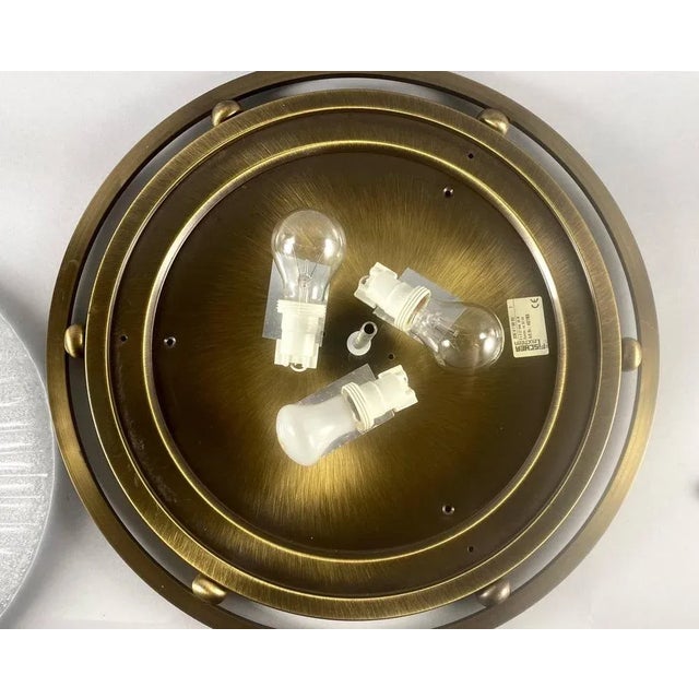 Large Vintage Ceiling Flush Mount by Fisher Leuchten, Germany For Sale - Image 9 of 10