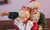 Traditional Great Resin Holiday Christmas Statue Santa and Mrs. Claus ~ Santa Steals a Kiss & a Cookie For Sale - Image 3 of 8