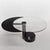 Extendable Round Glass Table Moon attributed to Mario Mazzer for Zanette, 1980s For Sale - Image 6 of 18