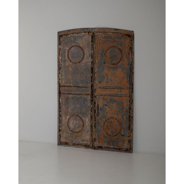 1900 - 1909 France Chocolate Iron Door For Sale - Image 14 of 15