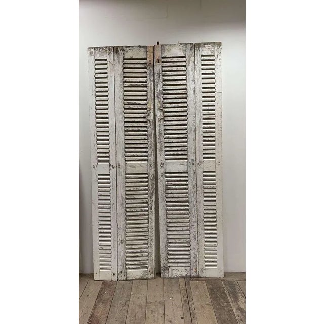 Antique French Two Part Shutters, 1890s For Sale - Image 12 of 12
