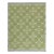 Rug & Kilim’s Scandinavian Style Custom Kilim in Green and Gray Lattice Pattern - 5x8 For Sale