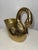 Figurative 1980s Brass Swan Planter For Sale - Image 3 of 9