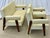 Wood Authentic Pair of Pierre Jeanneret Upholstered Bridge Chairs, Mid-Century Modern For Sale - Image 7 of 15