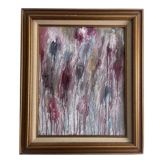 “Untitled” Contemporary Abstract Acrylic Painting on Canvas Panel For Sale