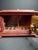 Metal Antique Kenton Toys Cast Iron Radio Bank 1920s Small 3-Dial Safe Red Paint For Sale - Image 7 of 15