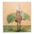 Ira Yeager 20th C. Corfu Woman on Donkey Oil Canvas Painting 6 Ft For Sale