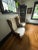 A pair of iconic LeWittes Caned Wingback velvet upholstery chairs. The design and unique mixing of materials and styles...