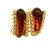 A sophisticated pair of signed Roberto Legnazzi earrings crafted in 18 karat yellow gold, Italy, circa 1990. The design...