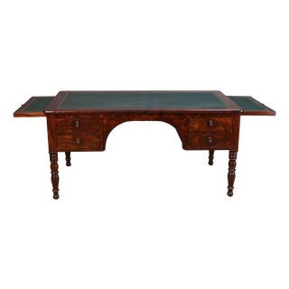 Antique Flat Desk in Wood, 1800s For Sale