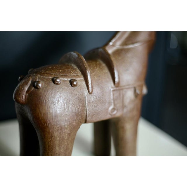 Japanese Ceramic Horse, 1950s For Sale - Image 9 of 17