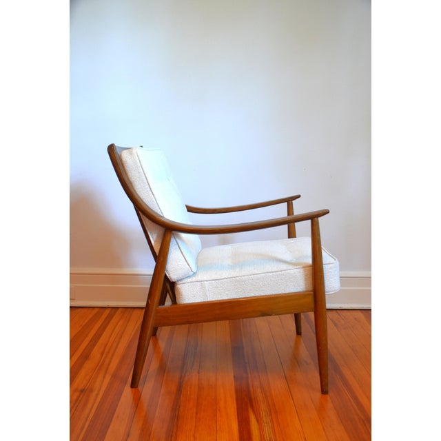 Mid-Century Modern Fd144 Easy Chair by Peter Hvidt & Orla Mølgaard-Nielsen, Denmark, 1953 For Sale - Image 3 of 14