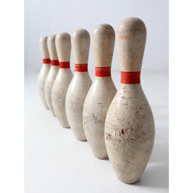 Vintage Bowling Pins Set of 6 Chairish