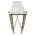 Contemporary Luna Stone & Bronze Console Table For Sale - Image 3 of 10