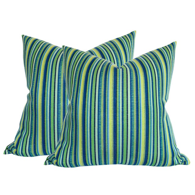 ⭐️ Ships Within 2 Days On the Front: Primavera Woven Fabric On the Back: Ivory Linen or Performance Fabric Indoor Outdoor...