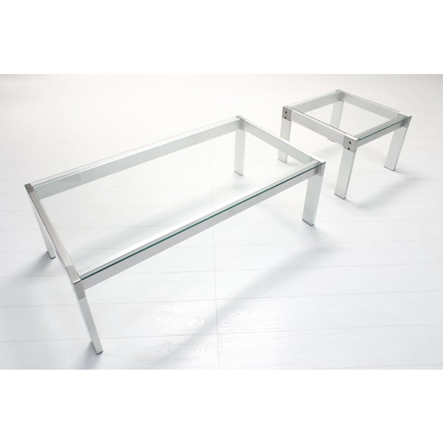 Festo Coffee Table and Side Table by Gae Aulenti for Zanotta, 1970s, Set of 2 For Sale - Image 14 of 14